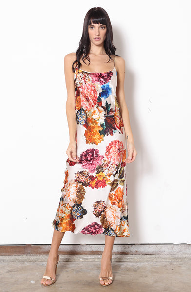 Midi Slip Dress + Ivory Bouquet HARK + HAMMER Midi Slip Dress + Ivory Bouquet HARK + HAMMER