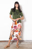 Midi Slip Dress + Ivory Bouquet