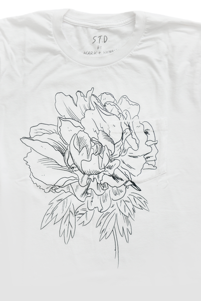 The Peony Shirt in White