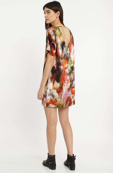 The Silk TShirt Dress + Hothouse Floral